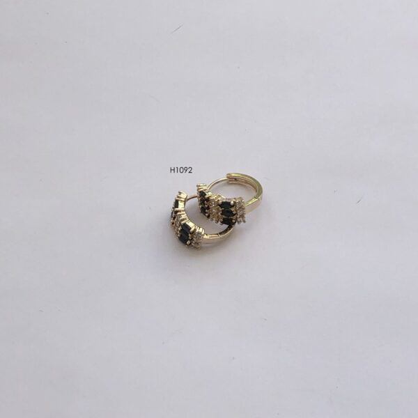 H1092 H1092 O.L. Hoops blanco negro